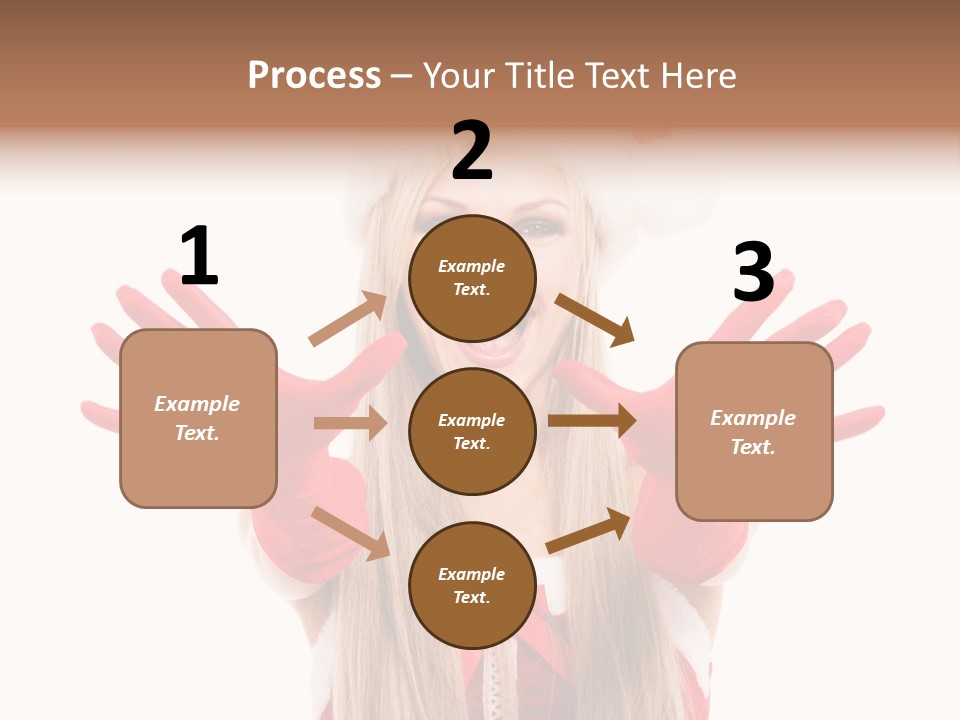 New Girl Young PowerPoint Template