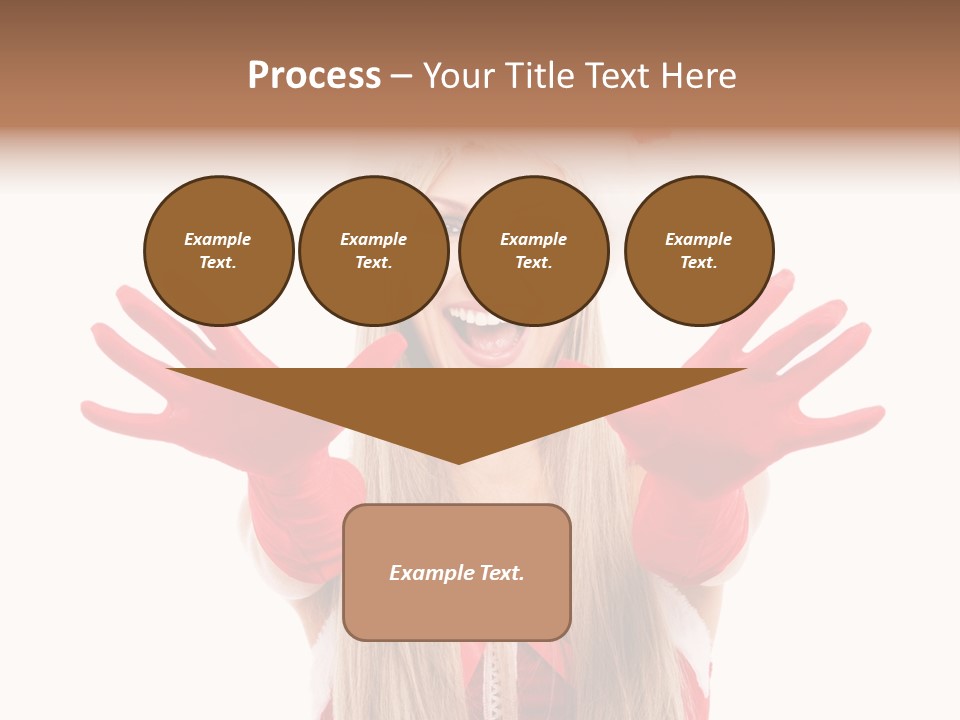 New Girl Young PowerPoint Template