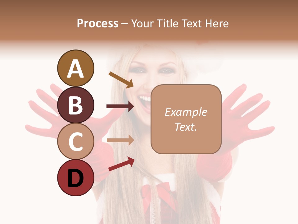 New Girl Young PowerPoint Template