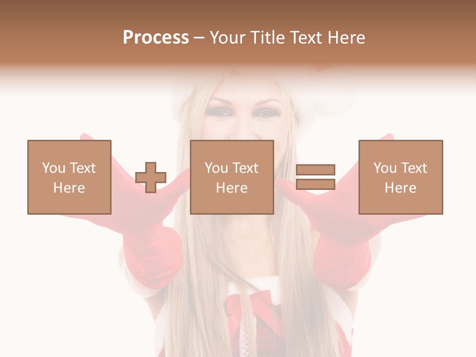 New Girl Young PowerPoint Template