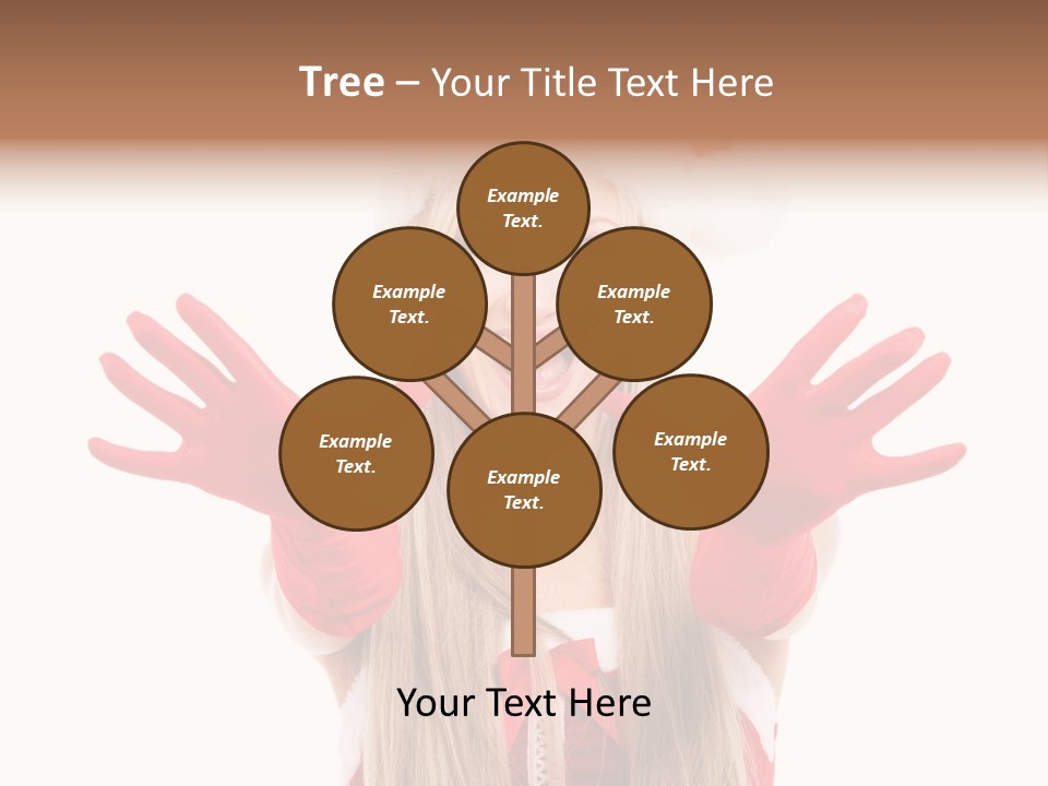 New Girl Young PowerPoint Template