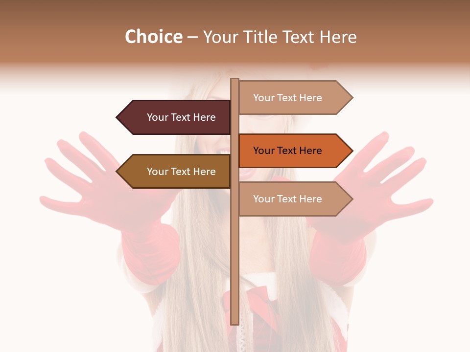 New Girl Young PowerPoint Template