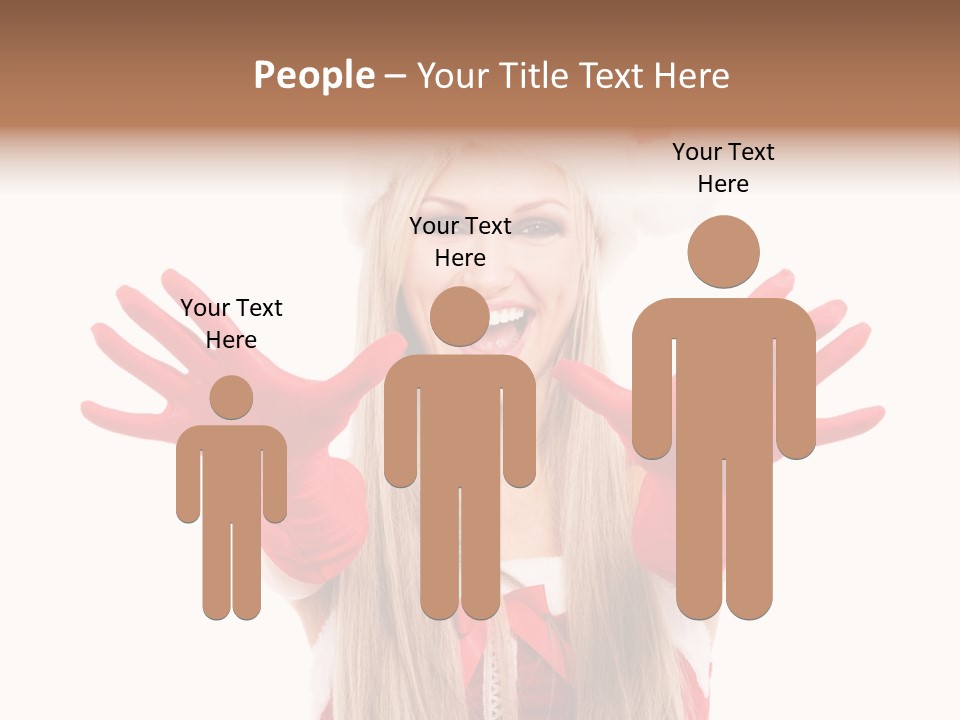 New Girl Young PowerPoint Template