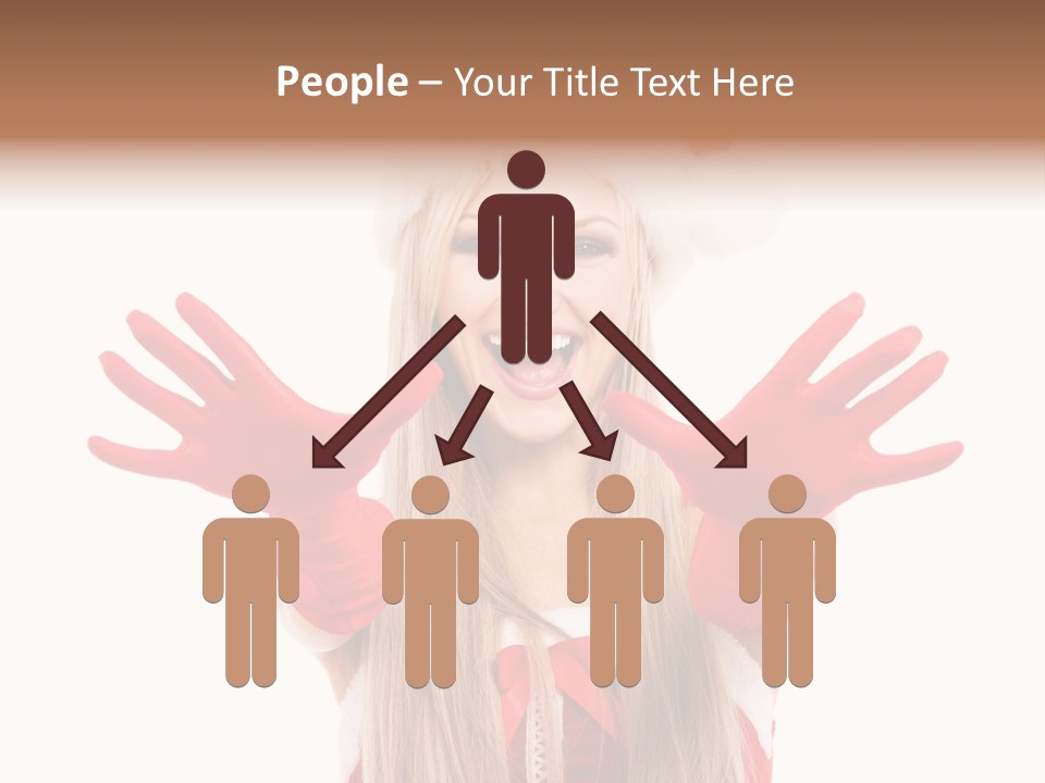 New Girl Young PowerPoint Template