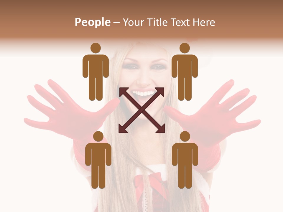 New Girl Young PowerPoint Template