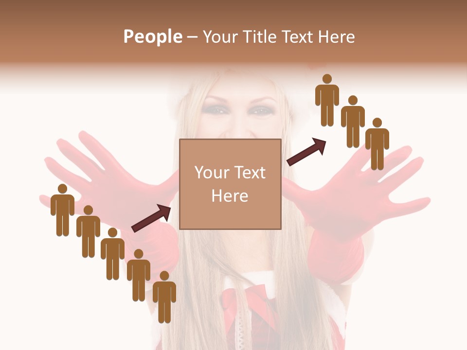 New Girl Young PowerPoint Template