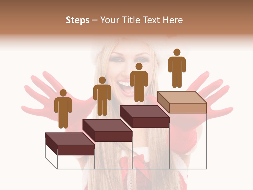 New Girl Young PowerPoint Template