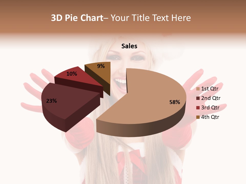 New Girl Young PowerPoint Template