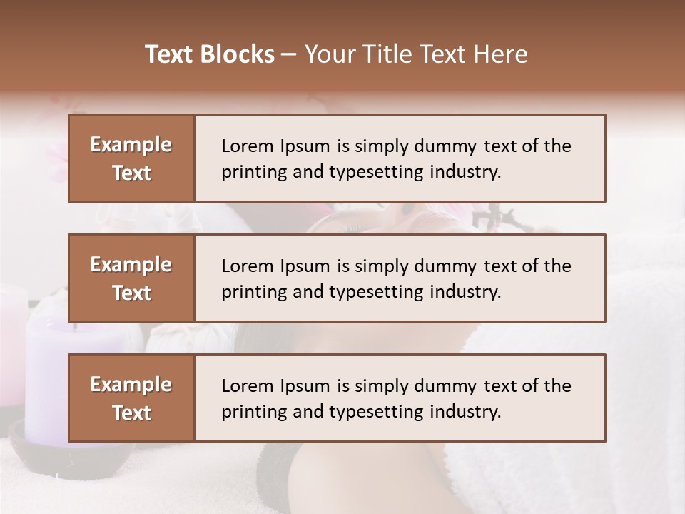 Lying Apply Skin PowerPoint Template