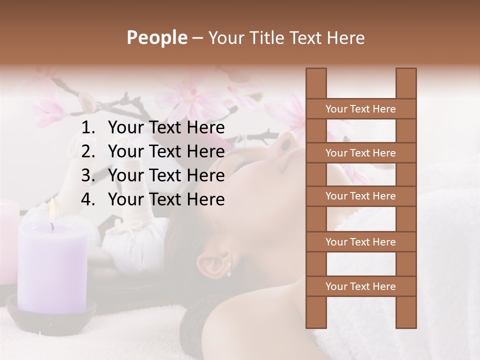 Lying Apply Skin PowerPoint Template