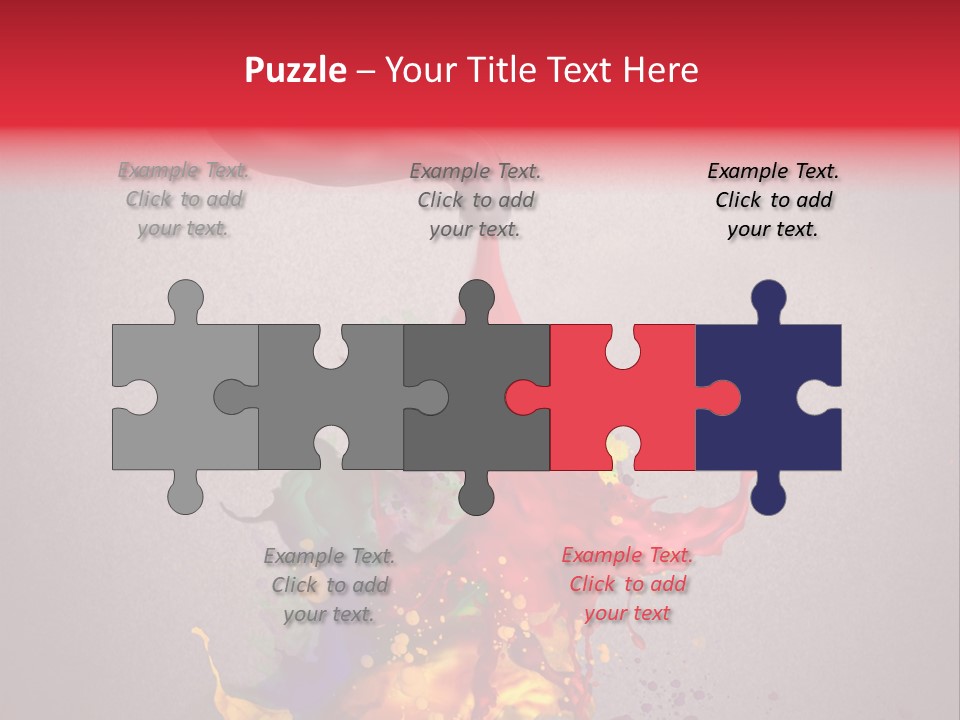 Creative Paint Liquid PowerPoint Template