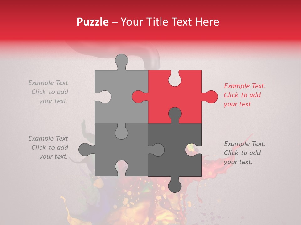 Creative Paint Liquid PowerPoint Template