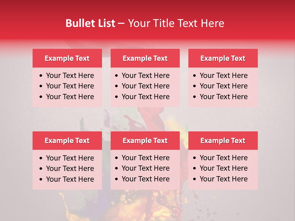 Creative Paint Liquid PowerPoint Template