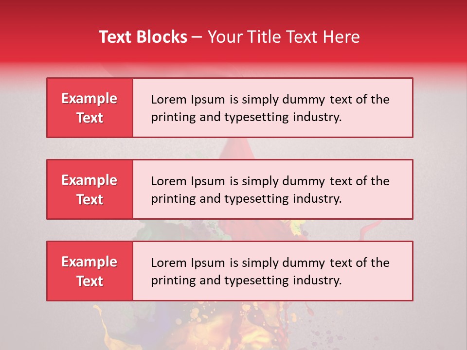 Creative Paint Liquid PowerPoint Template