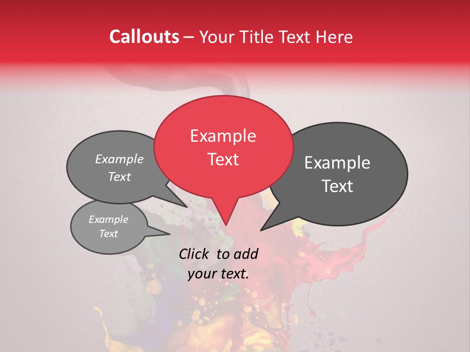 Creative Paint Liquid PowerPoint Template