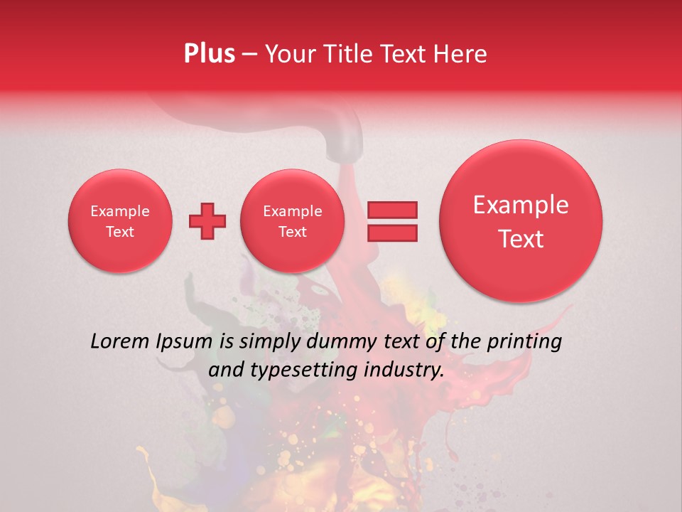 Creative Paint Liquid PowerPoint Template