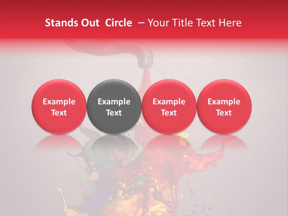 Creative Paint Liquid PowerPoint Template