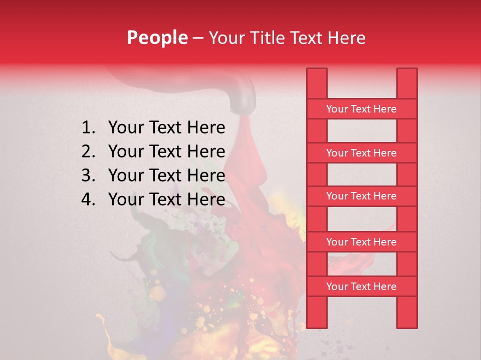 Creative Paint Liquid PowerPoint Template