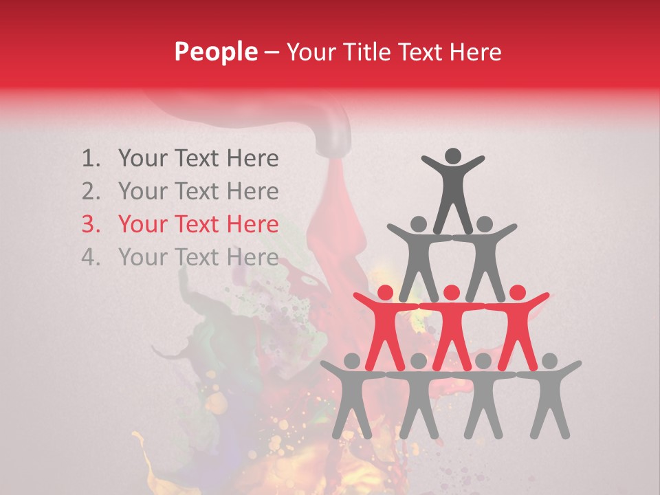 Creative Paint Liquid PowerPoint Template