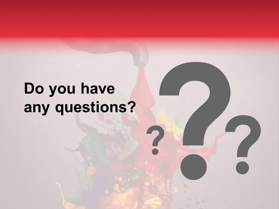 Creative Paint Liquid PowerPoint Template