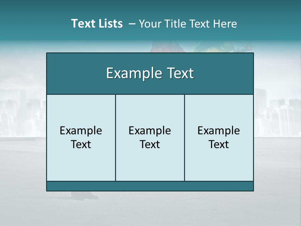 Create Effect Businessman PowerPoint Template