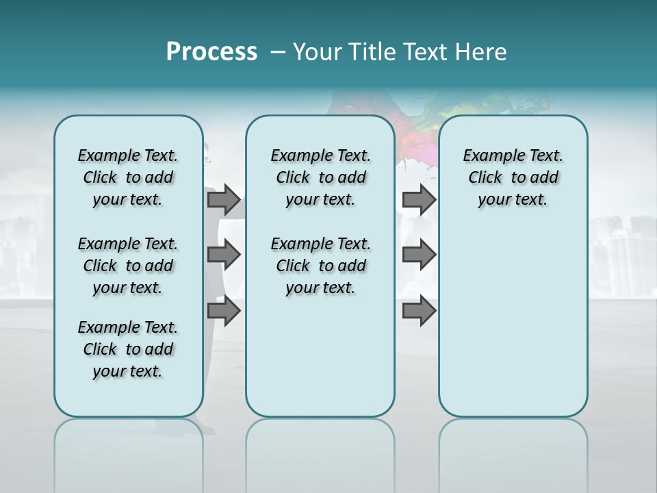 Create Effect Businessman PowerPoint Template