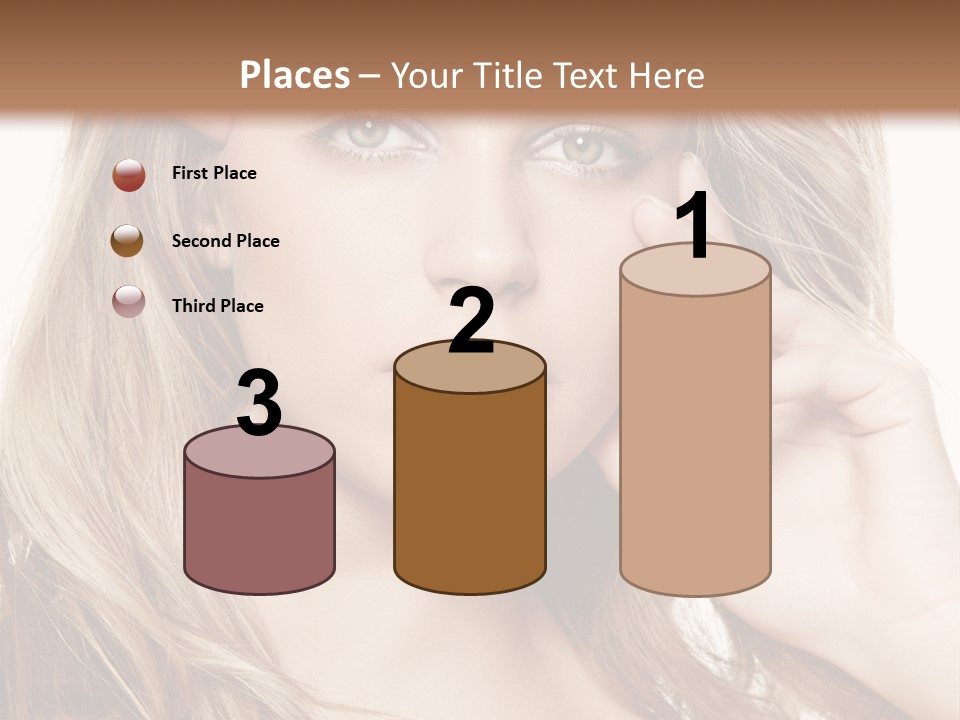 Elegant Background Hair Care PowerPoint Template