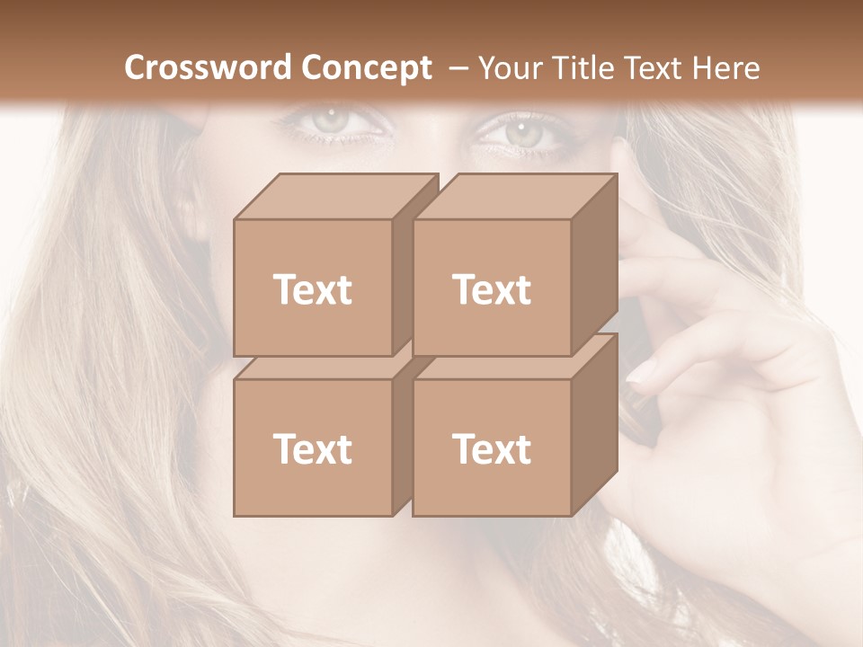 Elegant Background Hair Care PowerPoint Template