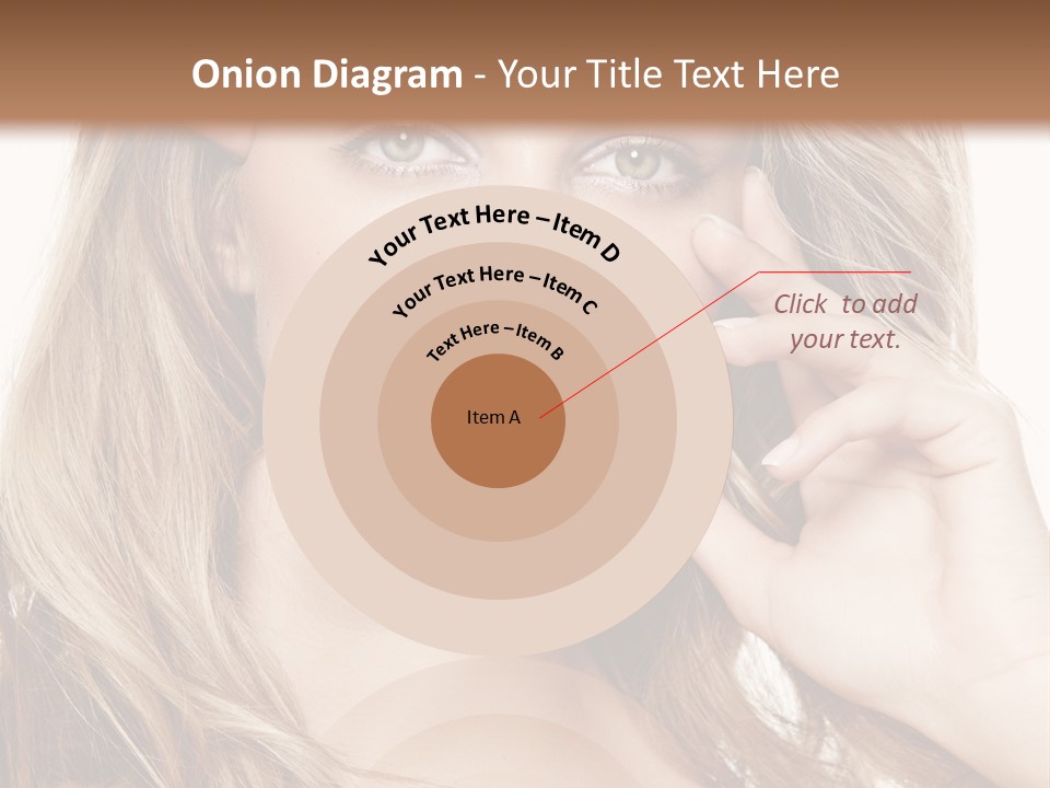 Elegant Background Hair Care PowerPoint Template