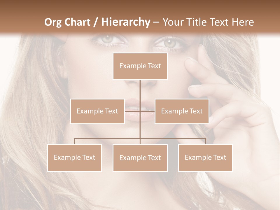 Elegant Background Hair Care PowerPoint Template