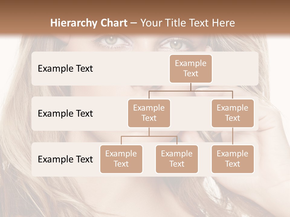 Elegant Background Hair Care PowerPoint Template