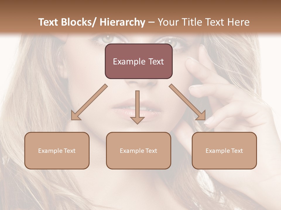 Elegant Background Hair Care PowerPoint Template
