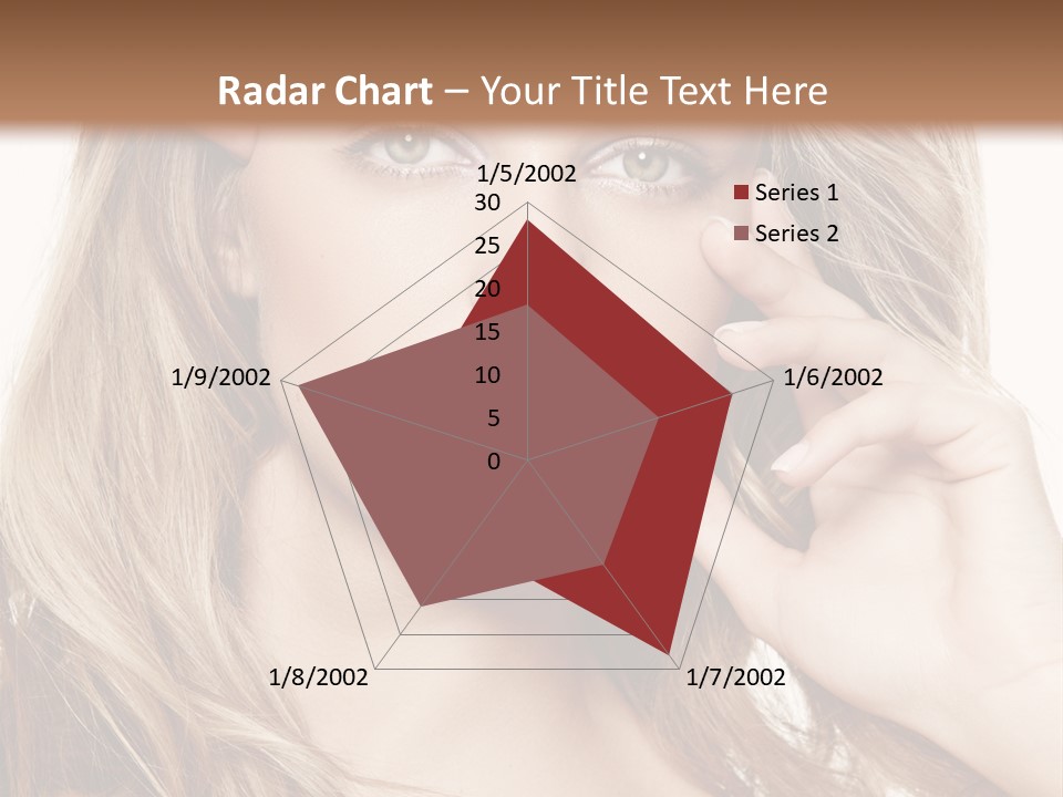 Elegant Background Hair Care PowerPoint Template