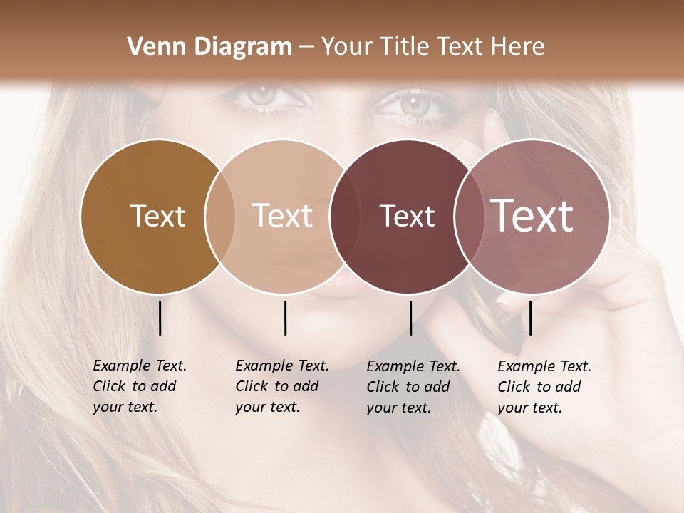 Elegant Background Hair Care PowerPoint Template