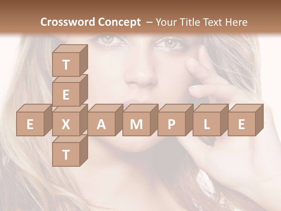Elegant Background Hair Care PowerPoint Template