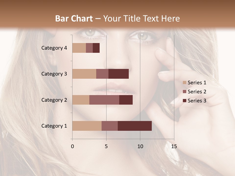 Elegant Background Hair Care PowerPoint Template