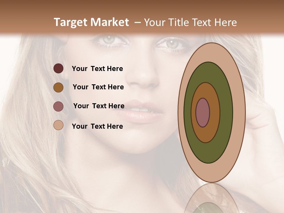 Elegant Background Hair Care PowerPoint Template