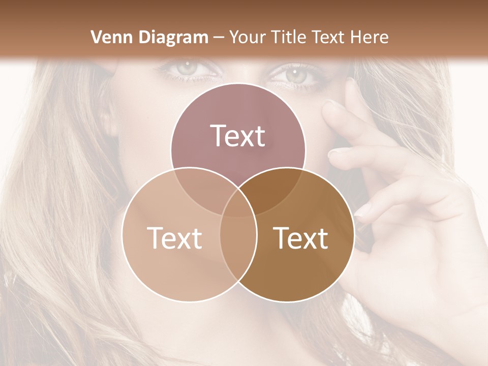 Elegant Background Hair Care PowerPoint Template