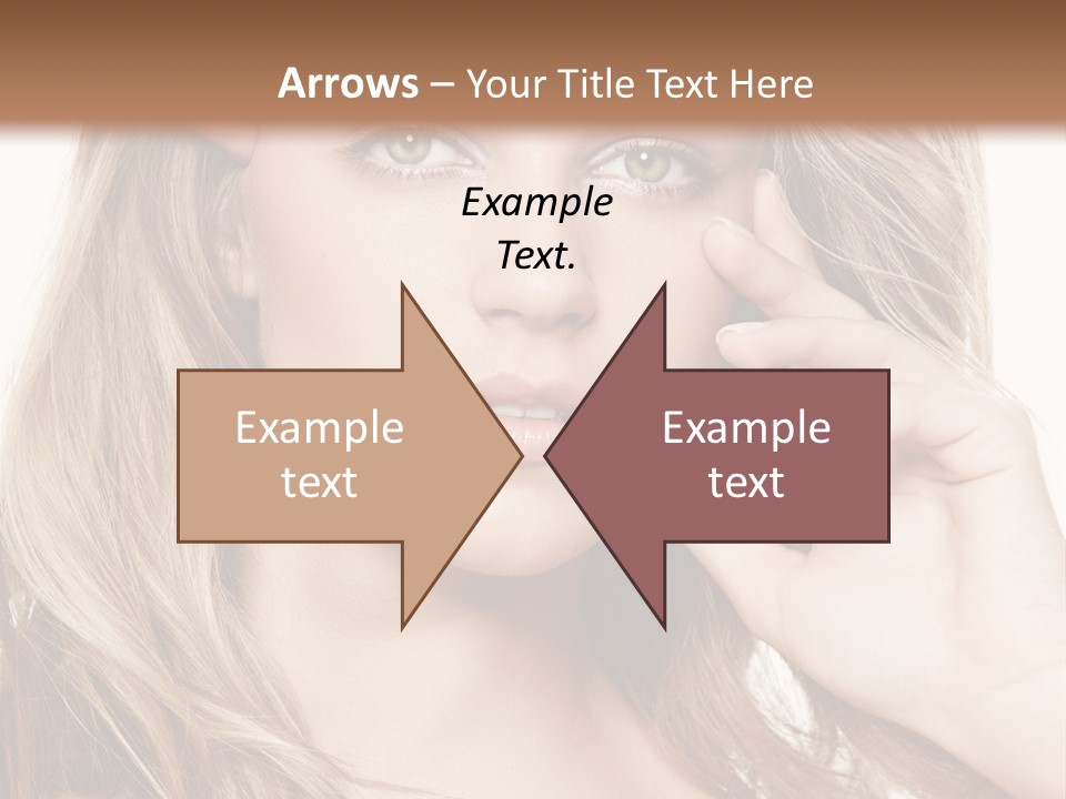 Elegant Background Hair Care PowerPoint Template