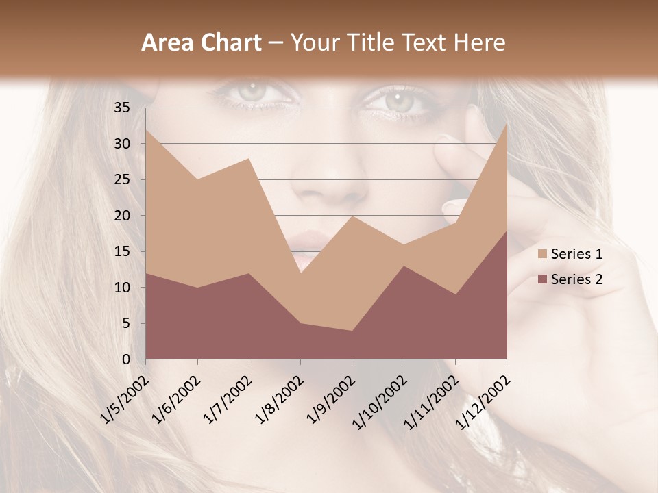 Elegant Background Hair Care PowerPoint Template