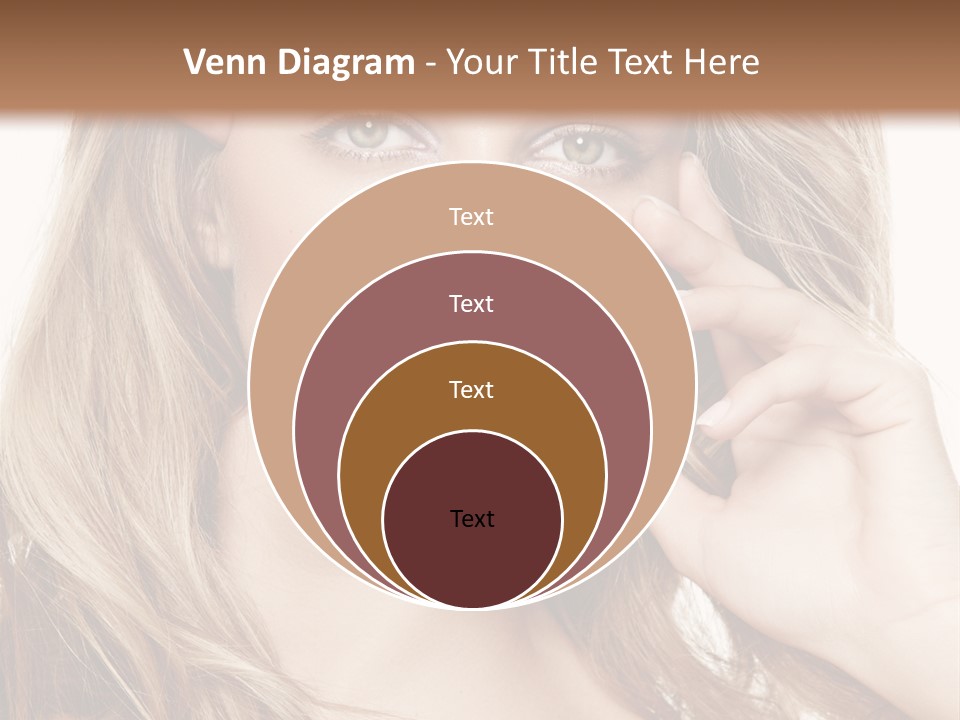 Elegant Background Hair Care PowerPoint Template