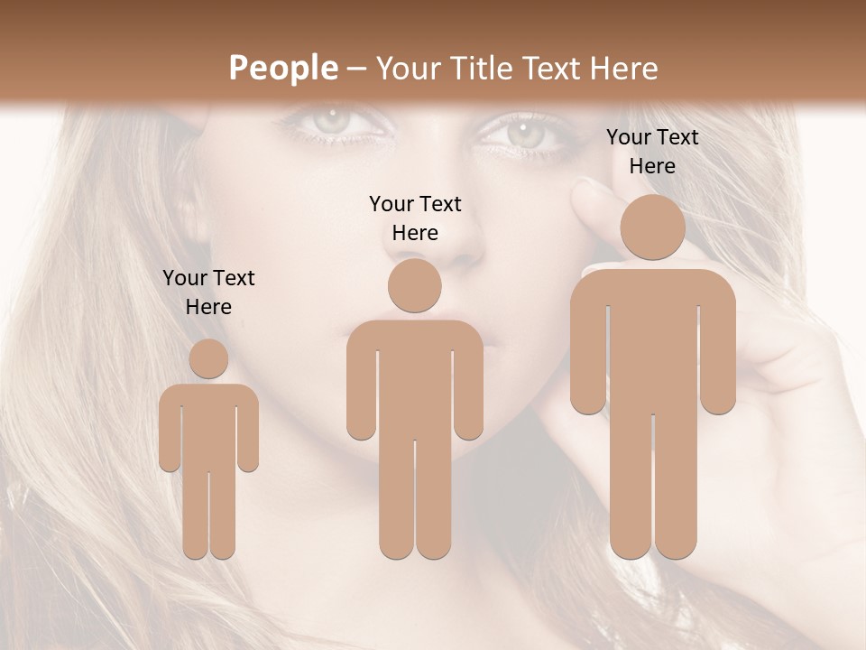 Elegant Background Hair Care PowerPoint Template