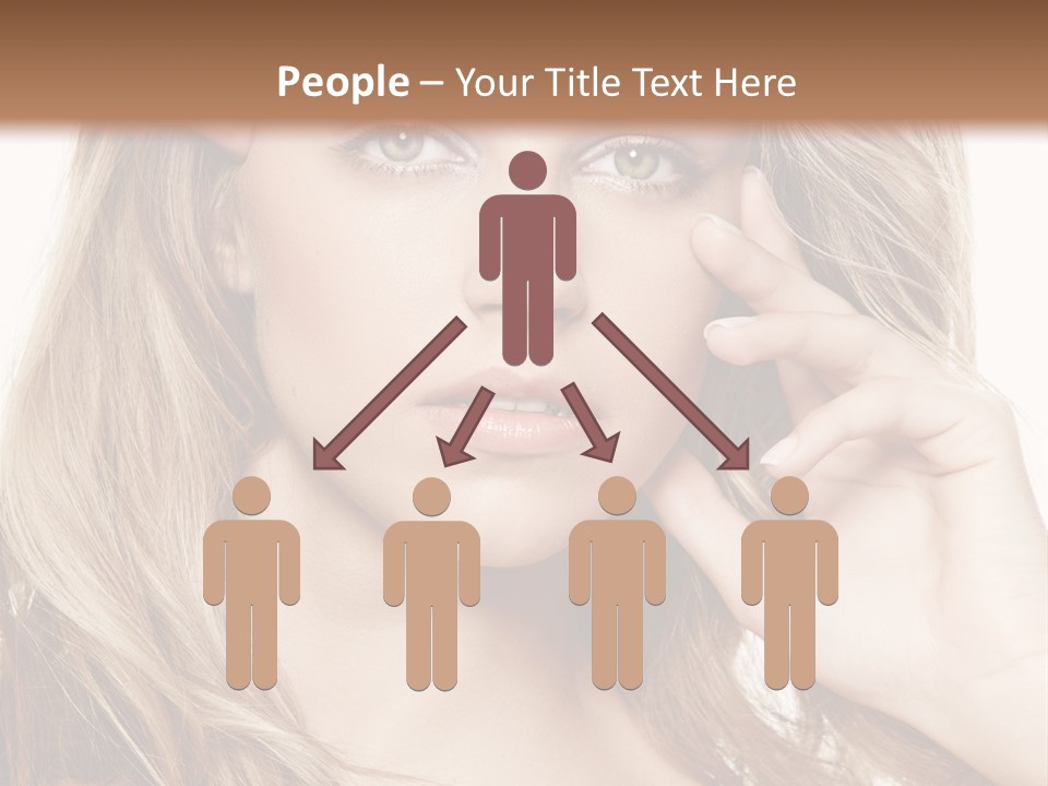 Elegant Background Hair Care PowerPoint Template