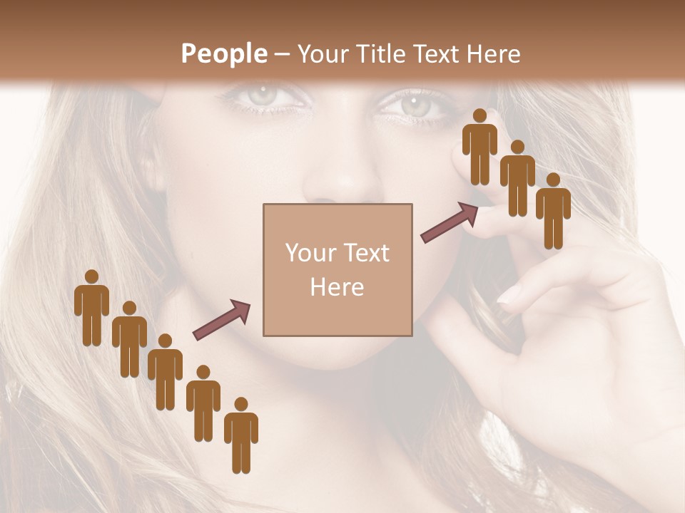 Elegant Background Hair Care PowerPoint Template