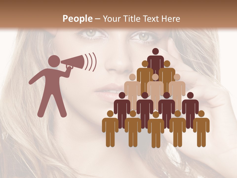 Elegant Background Hair Care PowerPoint Template