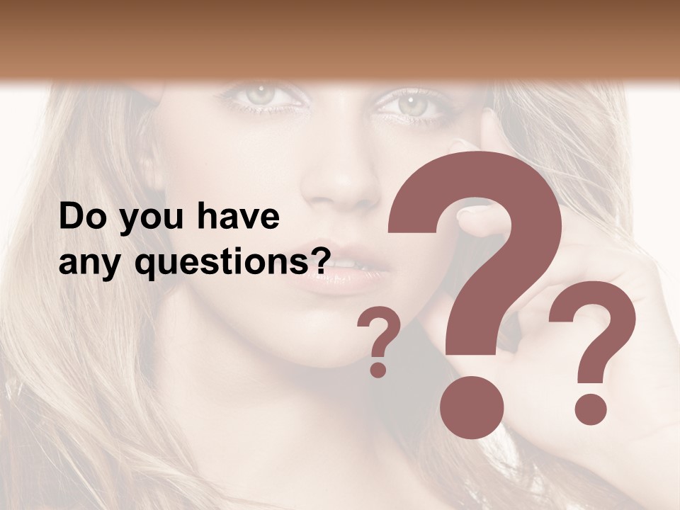 Elegant Background Hair Care PowerPoint Template