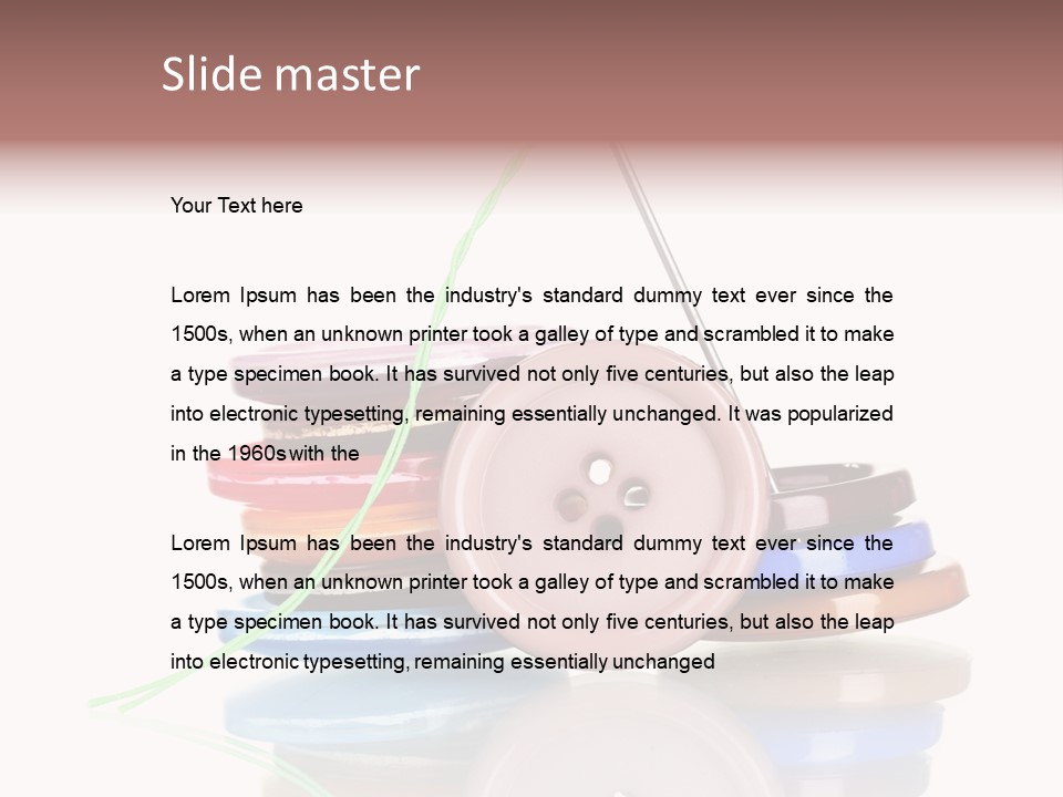 Group Thread Hobbies PowerPoint Template