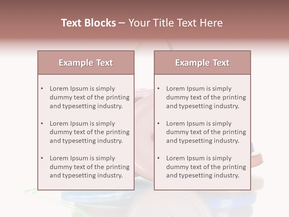Group Thread Hobbies PowerPoint Template