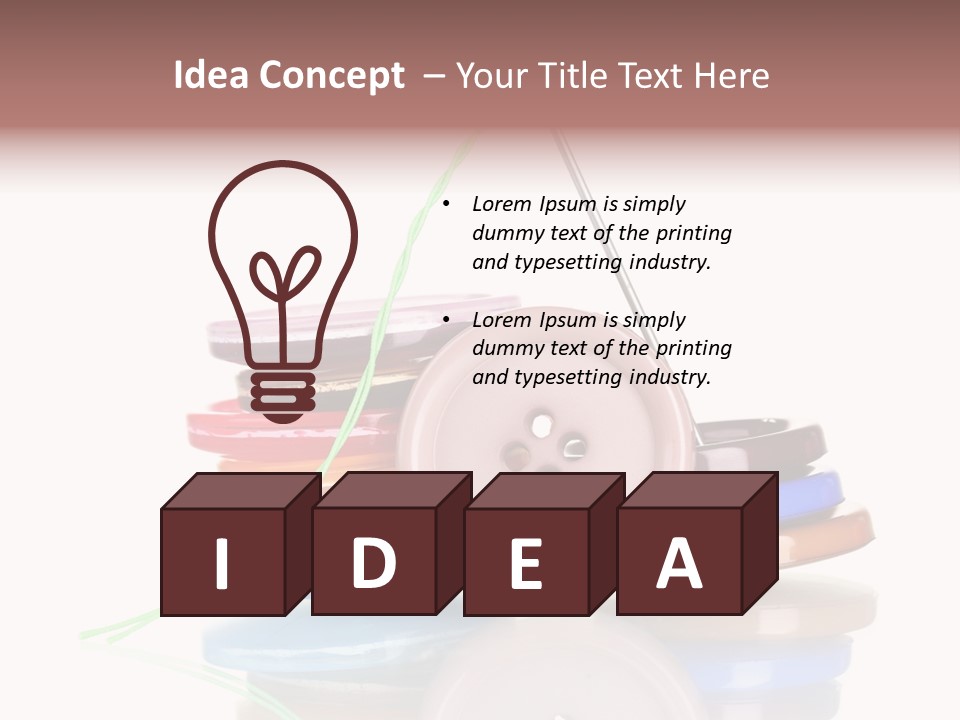 Group Thread Hobbies PowerPoint Template