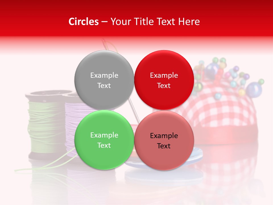 Button Background Green PowerPoint Template